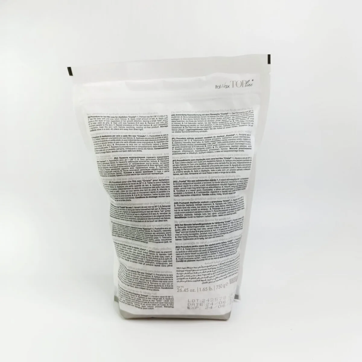 Віск Кристал TOPline ItalWax 750 г у гранулах гарячий - Зображення 3