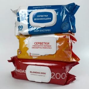 Серветки дезінфікуючі