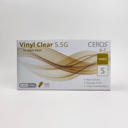 Рукавички вінілові CEROS розмір S щільність 5.5 г