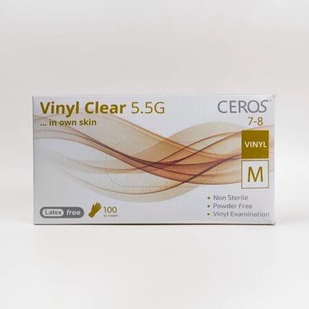 Рукавички вінілові CEROS розмір M щільність 5.5 г